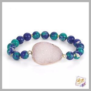 ✨JUST IN✨ Imperial Beads &  Druzy Stone Bracelet